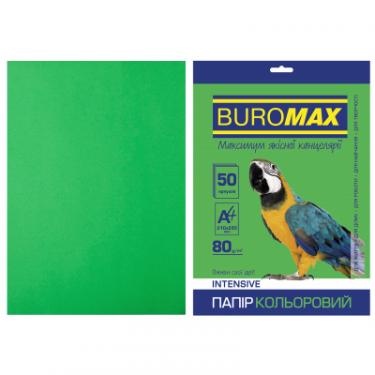 Бумага Buromax А4, 80g, INTENSIVE green, 50sh Фото