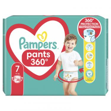 Подгузники Pampers трусики Pants Giant Plus Розмір 7 (17+ кг) 38 шт. Фото 1