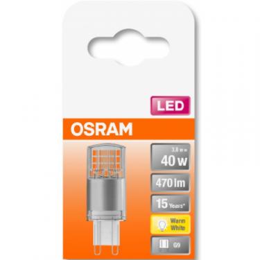 Лампочка Osram LEDPIN40 3,8W/827 230V CL G9 10X1 Фото 3
