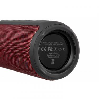 Акустическая система 2E SoundXTube TWS MP3 Wireless Waterproof Red Фото 5