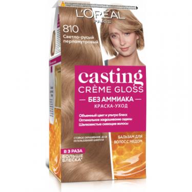 Краска для волос L'Oreal Paris Casting Creme Gloss 810 - Светло-русый перламутров Фото