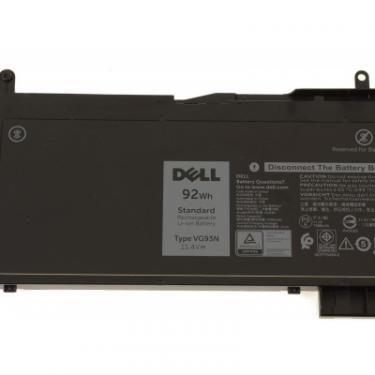 Аккумулятор для ноутбука Dell Latitude 5580 (long), VG93N, 92Wh (7666mAh), 6cell Фото 1