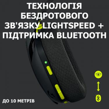 Наушники Logitech G435 Lightspeed Wireless Gaming Headset Black Фото 1
