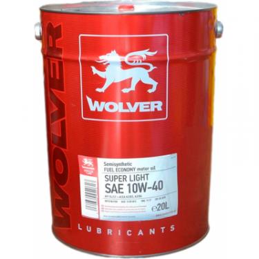 Моторное масло Wolver Super Light 10W-40 20л Фото