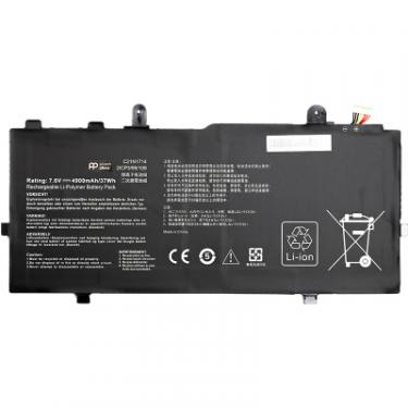Аккумулятор для ноутбука PowerPlant ASUS VivoBook Flip 14 TP401MA (C21N1714) 7.6V 4900 Фото