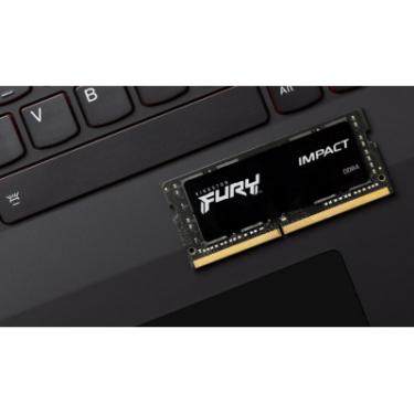 Модуль памяти для ноутбука Kingston Fury (ex.HyperX) SoDIMM DDR4 16GB 3200 MHz Impact Фото 2
