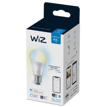 Умная лампочка WiZ E27 8W(60W 806Lm) A60 2700-6500K Wi-Fi Фото 5