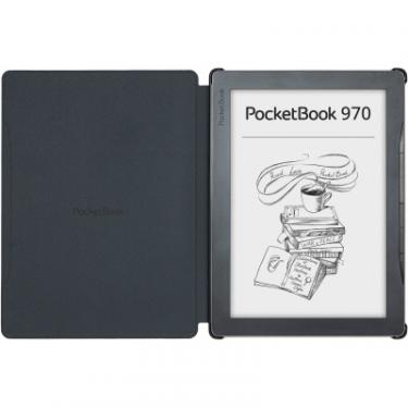Чехол для электронной книги Pocketbook Basic Origami 970 Shell series, black Фото 2