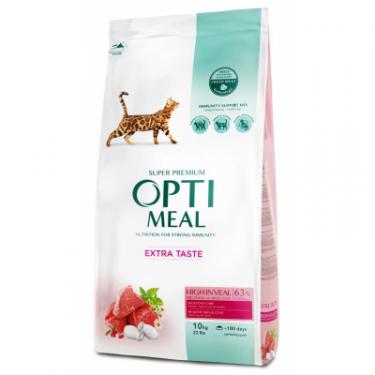 Сухой корм для кошек Optimeal зі смаком телятини 10.5 кг Фото