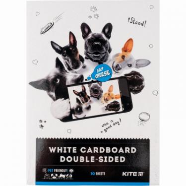 Белый картон Kite А4, 10 аркушів Фото