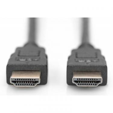 Кабель мультимедийный Digitus HDMI to HDMI 1.0m UHD 4K Фото 1