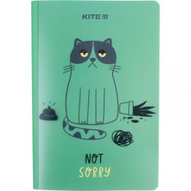 Блокнот Kite А5+ 40 аркушів, Sorry cat Фото