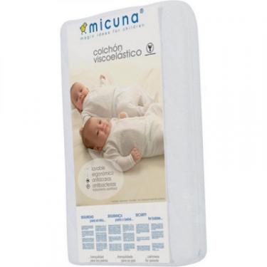 Матрас для детской кроватки Micuna з віскоеластана 10 см Фото
