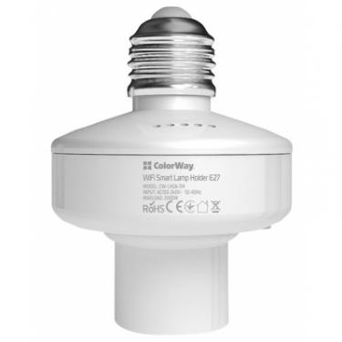 Умная лампочка ColorWay Wi-Fi Smart Lamp Holder E27 Фото 3