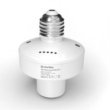 Умная лампочка ColorWay Wi-Fi Smart Lamp Holder E27 Фото 5