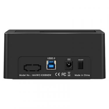 Док-станция для накопителей Maiwo HDD 2.5"/3.5" SATA/SSD USB 3.0 Фото 3