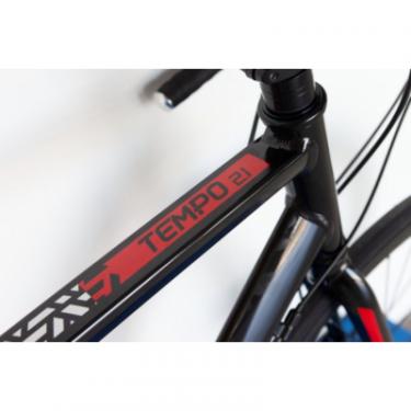 Велосипед Trinx Tempo 2.1 700C 50 см Black-Red-White Фото 1