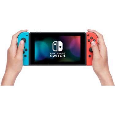 Игровая консоль Nintendo Switch неоновый красный / неоновый синий Фото