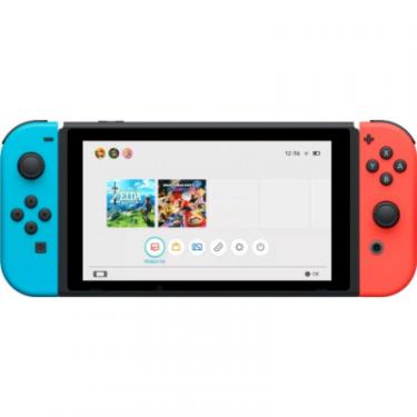 Игровая консоль Nintendo Switch неоновый красный / неоновый синий Фото 3