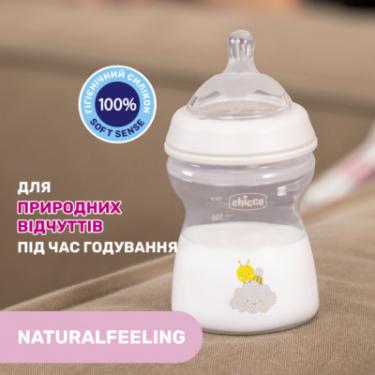 Бутылочка для кормления Chicco Natural Feeling Color 150 мл +0 міс Рожева Фото 6