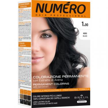 Краска для волос Brelil Numero 1.00 - Black 140 мл Фото