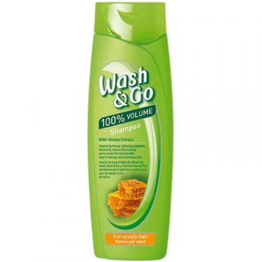 Шампунь Wash&Go з екстрактом меду для неслухняного волосся 400 мл Фото