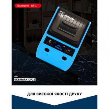 Принтер этикеток UKRMARK AT 10EW USB, Bluetooth, NFC, blue Фото 2