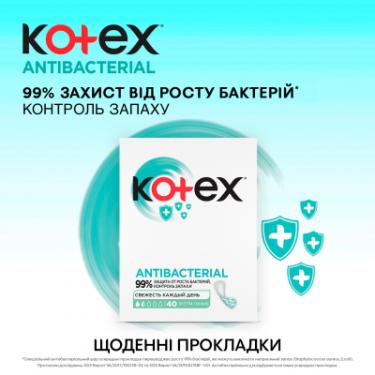 Ежедневные прокладки Kotex Antibacterial Extra Thin 20 шт. Фото 9