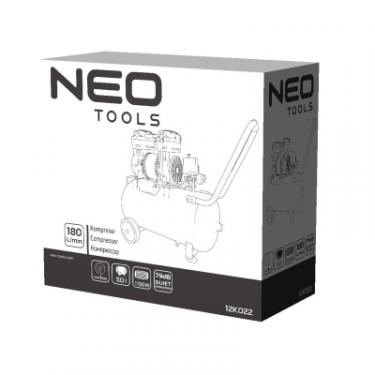 Компрессор Neo Tools безоливний, 2-х поршневий, 230В, 50л, 8 Бар, 180л/ Фото 5