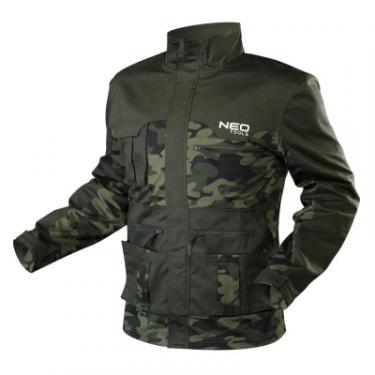 Куртка рабочая Neo Tools CAMO, розмір L (52), 255 г/м2, високий комір, кише Фото