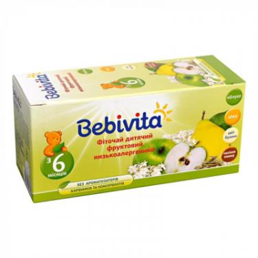 Детский чай Bebivita фруктовий нізкоаллергенний, 30 г Фото