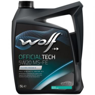 Моторное масло Wolf OFFICIALTECH 5W20 MS-FE 4л Фото