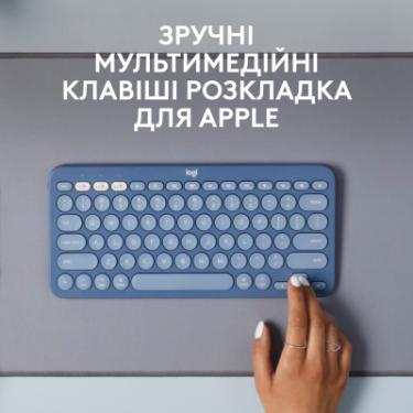 Клавиатура Logitech K380 for MAC Multi-Device Bluetooth UA Blueberry Фото 1