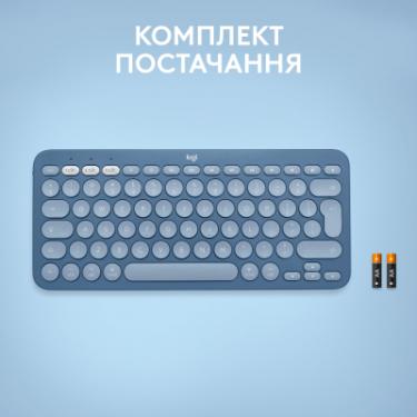 Клавиатура Logitech K380 for MAC Multi-Device Bluetooth UA Blueberry Фото 8