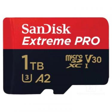 Карта памяти SanDisk 1 TB microSDXC UHS-I U3 Extreme Pro+SD Adapter Фото 1