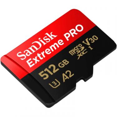 Карта памяти SanDisk 512 GB microSDXC UHS-I U3 Extreme Pro+SD Adapter Фото 2