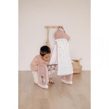 Игровой набор Smoby Toys Колиска Baby Nurse з балдахіном Сіро-рожева Фото 2