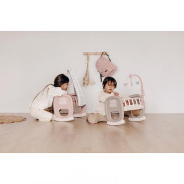 Игровой набор Smoby Toys Колиска Baby Nurse з балдахіном Сіро-рожева Фото 4