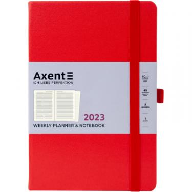 Еженедельник Axent 2023 Prime Strong 145x210 мм червоний Фото