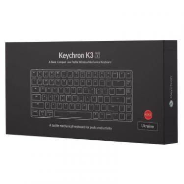 Клавиатура Keychron K3 84 Key Gateron Red Wireless UA White Фото 11