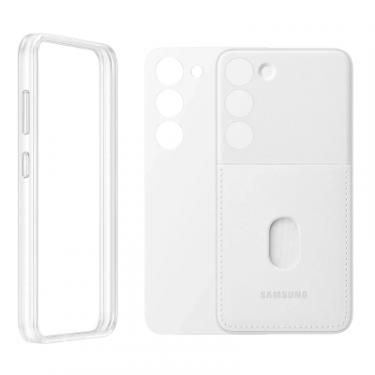 Чехол для мобильного телефона Samsung Galaxy S23 Frame Case White Фото 1