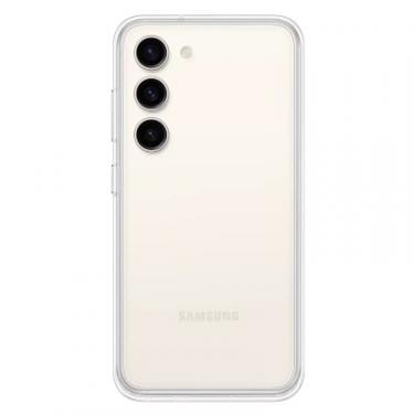 Чехол для мобильного телефона Samsung Galaxy S23 Frame Case White Фото 3
