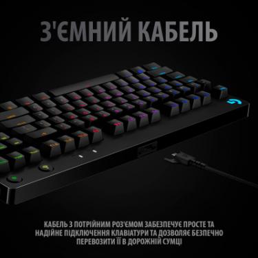 Клавиатура Logitech G PRO Mechanical Gaming USB UA Black Фото 5