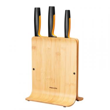 Набор ножей Fiskars Functional Form Bamboo 3 шт Фото