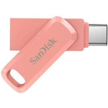 USB флеш накопитель SanDisk 256GB Ultra Dual Drive Go USB 3.0/Type-C Peach Фото 1