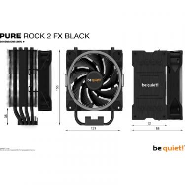 Кулер для процессора Be quiet! PURE ROCK 2 FX Black Фото 6
