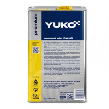 Моторное масло Yuko SEMISYNTHETIC 10W-40 4л Фото 1