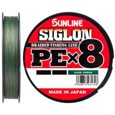Шнур Sunline Siglon PE х8 300m 8.0/0.483mm 100lb/50.0kg Dark Gr Фото