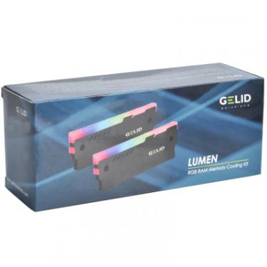 Охлаждение для памяти Gelid Solutions Lumen RGB RAM Memory Cooling Black Фото 4