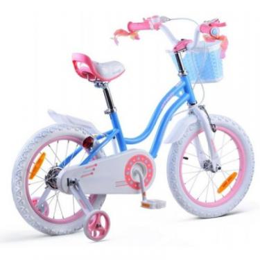 Детский велосипед Royal Baby Star Girl 16", Officaial UA, синій Фото 2